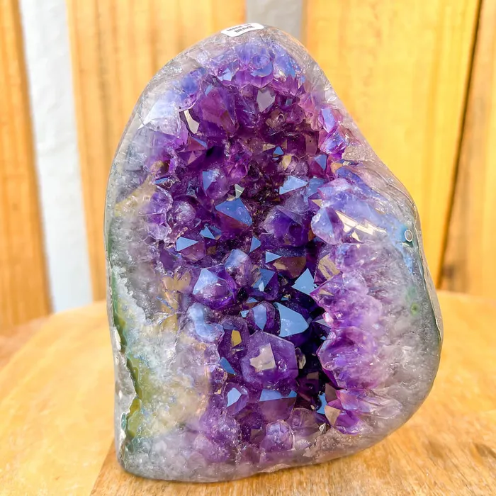 Magic Crystals Charm Necklaces Polished Cathedral Amethyst Cluster