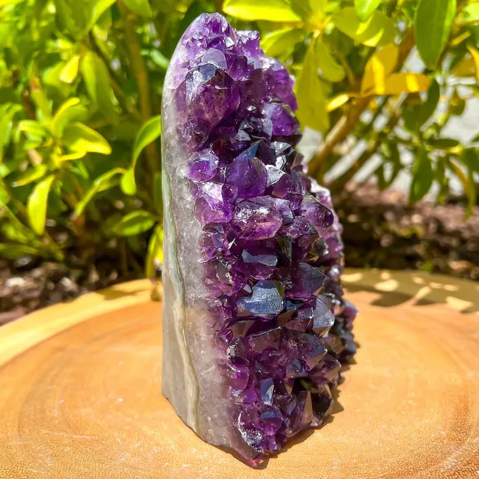 Magic Crystals Charm Necklaces Polished Cathedral Amethyst Cluster