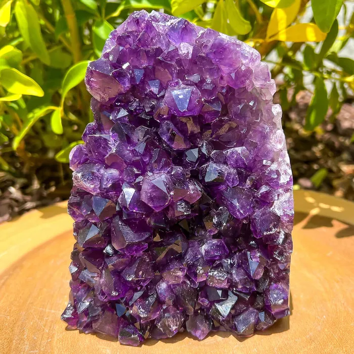 Magic Crystals Charm Necklaces Polished Cathedral Amethyst Cluster