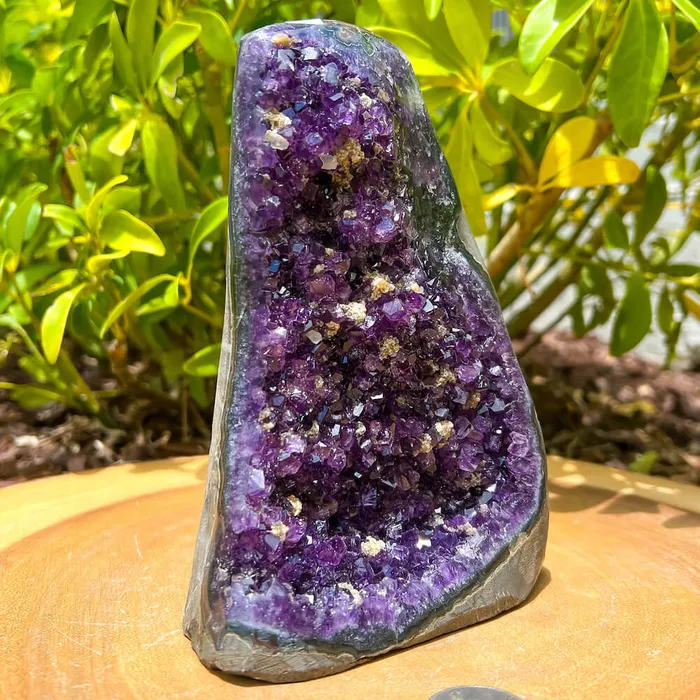Magic Crystals Charm Necklaces Polished Cathedral Amethyst Cluster
