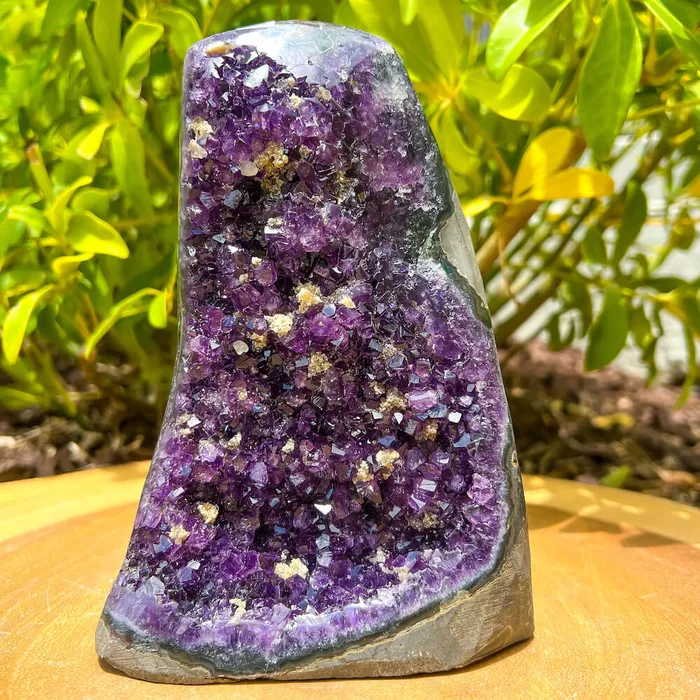 Magic Crystals Charm Necklaces Polished Cathedral Amethyst Cluster