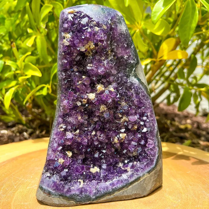 Magic Crystals Charm Necklaces Polished Cathedral Amethyst Cluster