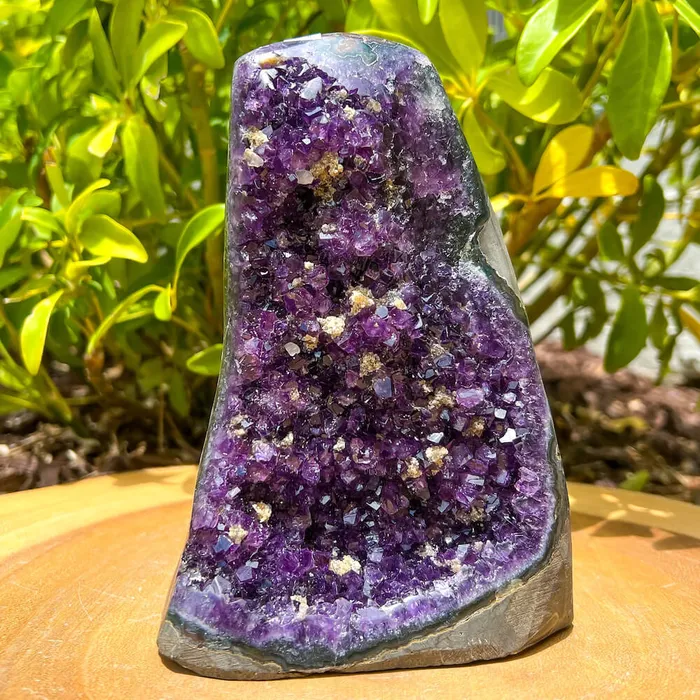Magic Crystals Charm Necklaces Polished Cathedral Amethyst Cluster