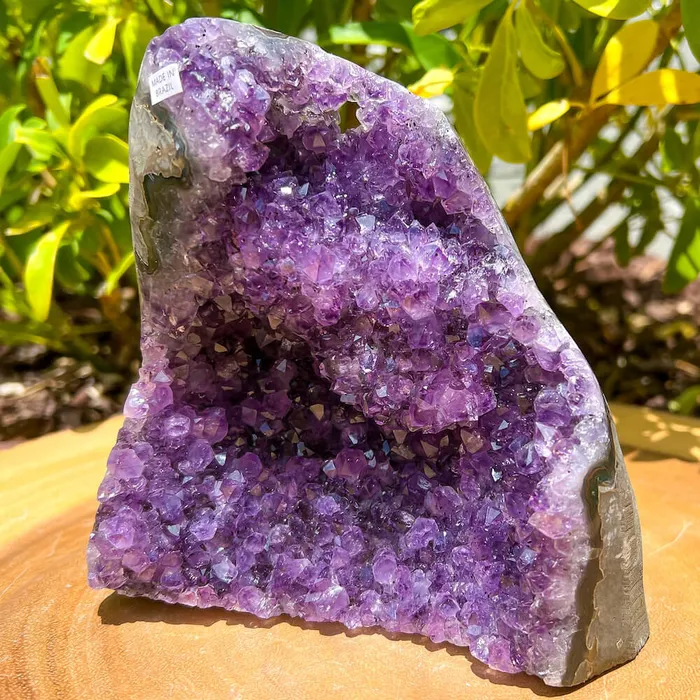 Magic Crystals Charm Necklaces Polished Cathedral Amethyst Cluster