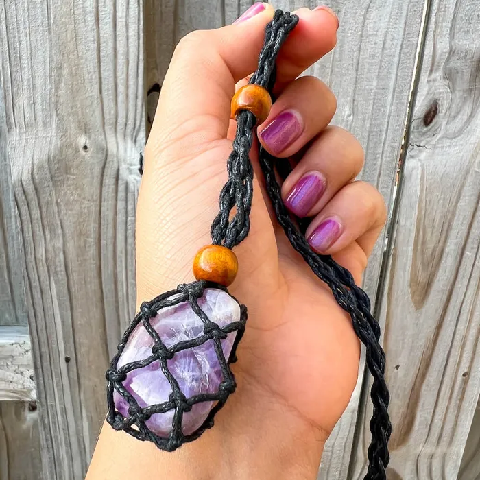 Magic Crystals Crystal Holder Adjustable Necklace Necklaces