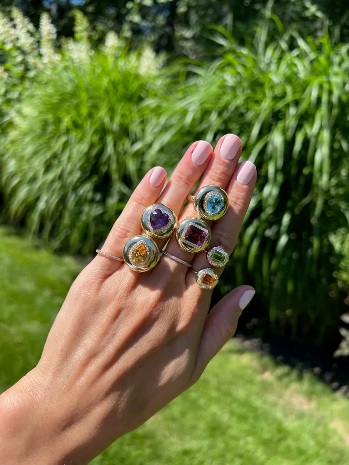 Mini Candy Button Ring SG Fine Rings