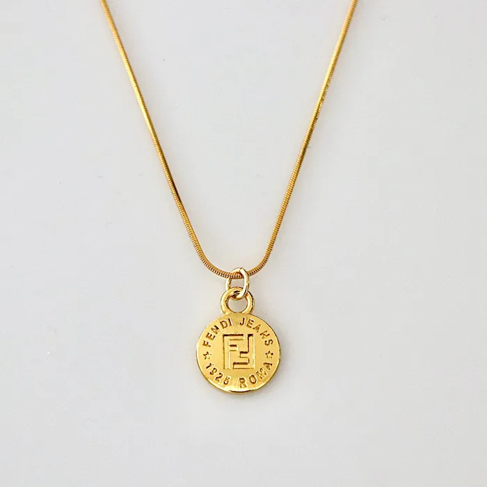 Necklaces Fendi Pendant Necklace Reluxe Vintage
