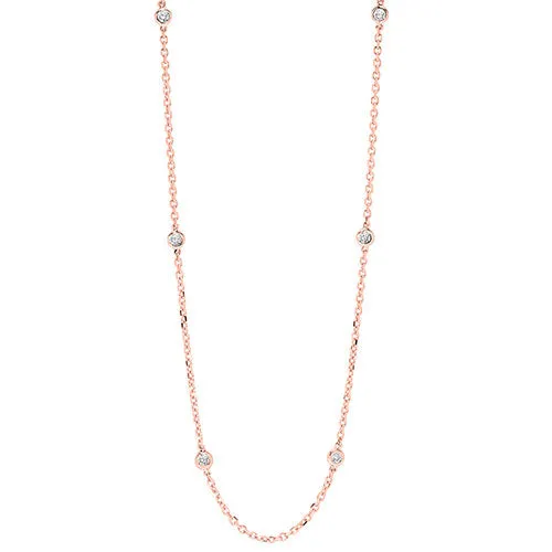 Necklaces Gems One 14K Gold Diamonds By The Yard Bezel Diamond Necklace 025 050 075 100 150 or 200CTW Necklaces Gems One 14K Gold Diamonds By The Yard Bezel Diamond Necklace 025 050 075 100 150 or 200CTW