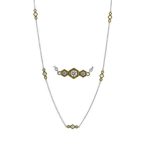 Necklaces International Diamond Center Simon G cn135 Necklace in 18k Gold with Diamonds Necklaces International Diamond Center Simon G cn135 Necklace in 18k Gold with Diamonds