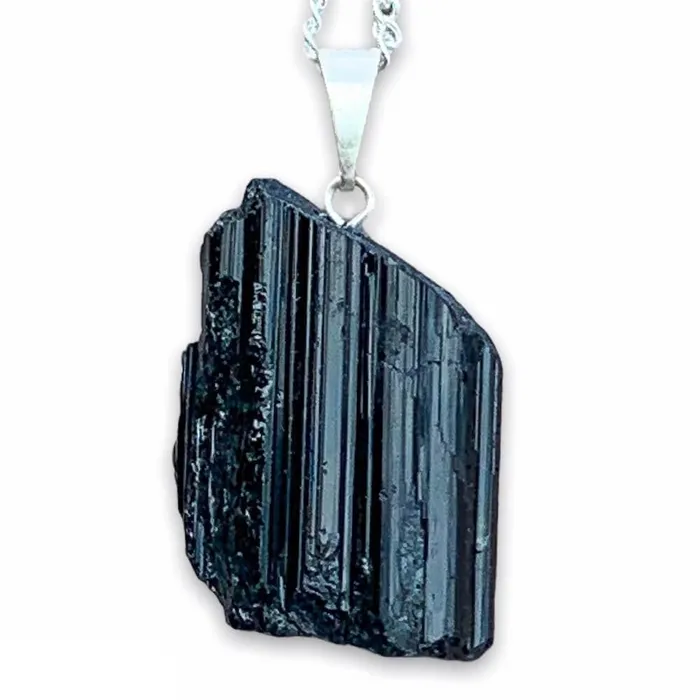 Necklaces Magic Crystals Black Tourmaline Pendant Necklace