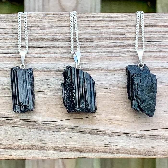 Necklaces Magic Crystals Black Tourmaline Pendant Necklace