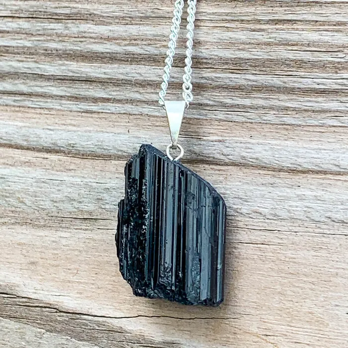 Necklaces Magic Crystals Black Tourmaline Pendant Necklace