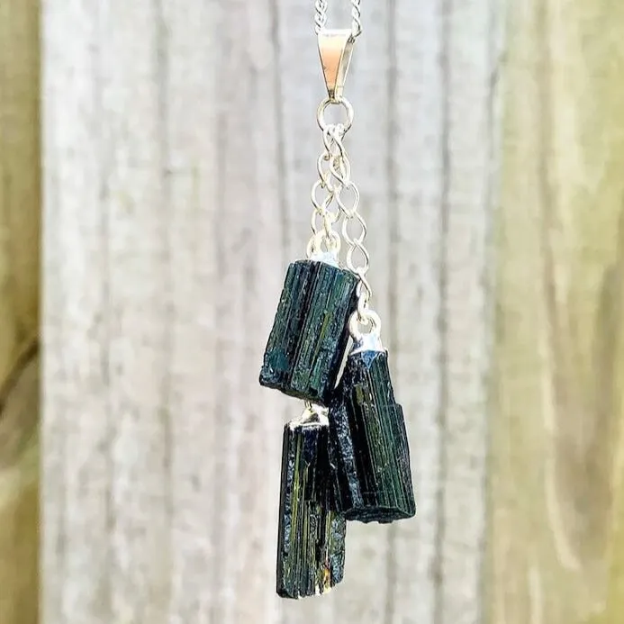 Necklaces Magic Crystals Black Tourmaline Pendant Necklace