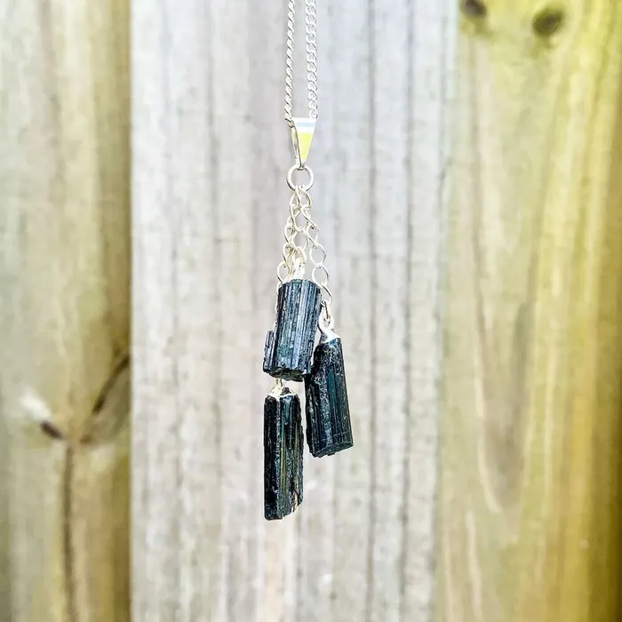 Necklaces Magic Crystals Black Tourmaline Pendant Necklace