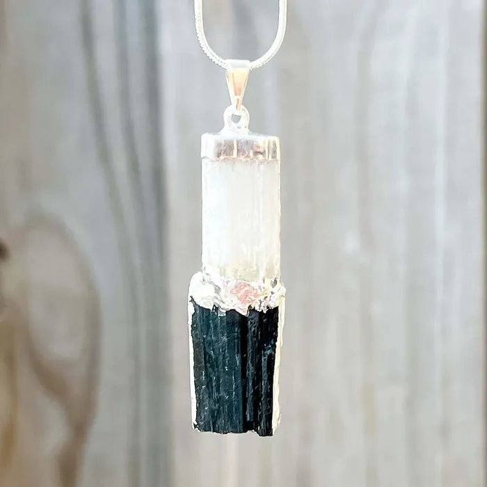 Necklaces Magic Crystals Black Tourmaline Pendant Necklace