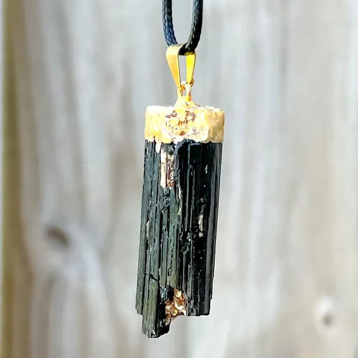Necklaces Magic Crystals Black Tourmaline Pendant Necklace