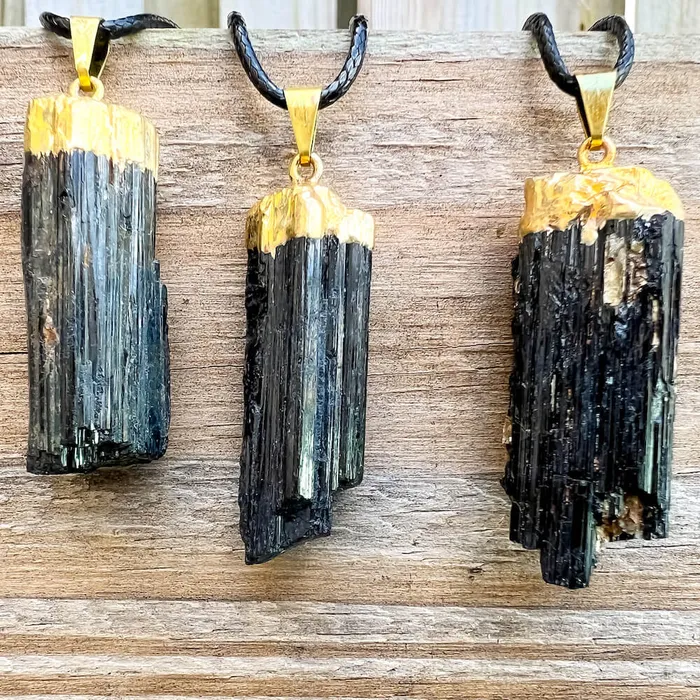 Necklaces Magic Crystals Black Tourmaline Pendant Necklace