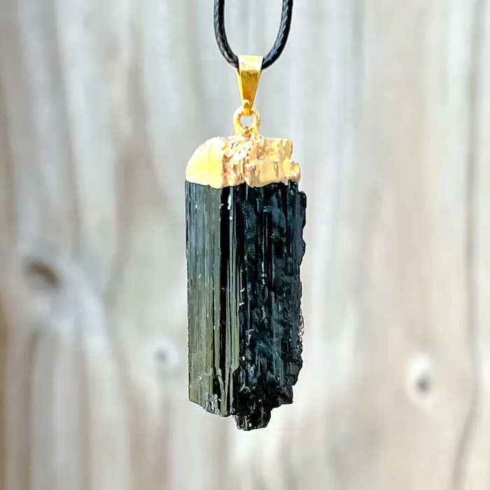 Necklaces Magic Crystals Black Tourmaline Pendant Necklace