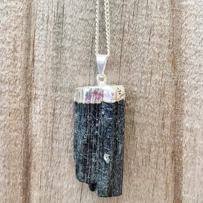 Necklaces Magic Crystals Black Tourmaline Pendant Necklace