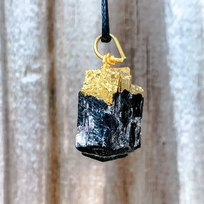 Necklaces Magic Crystals Black Tourmaline Pendant Necklace