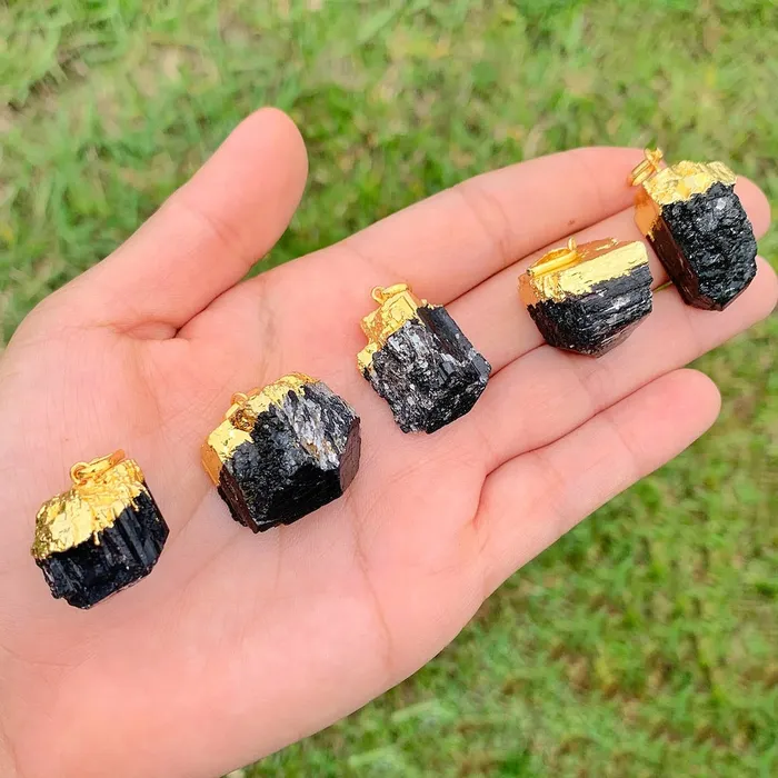 Necklaces Magic Crystals Black Tourmaline Pendant Necklace