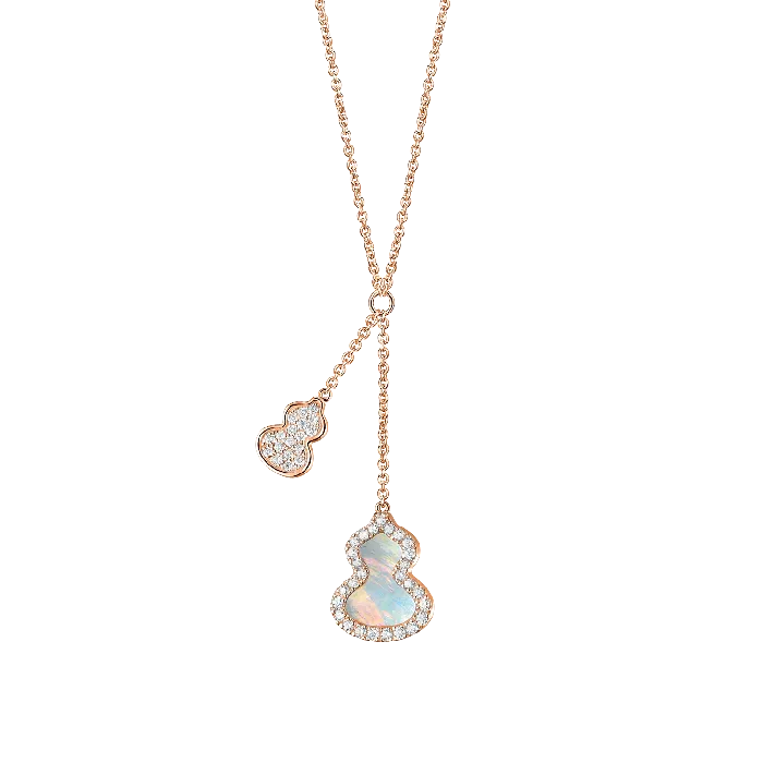 Necklaces Qeelin Petite Wulu Necklace Mother of Pearl