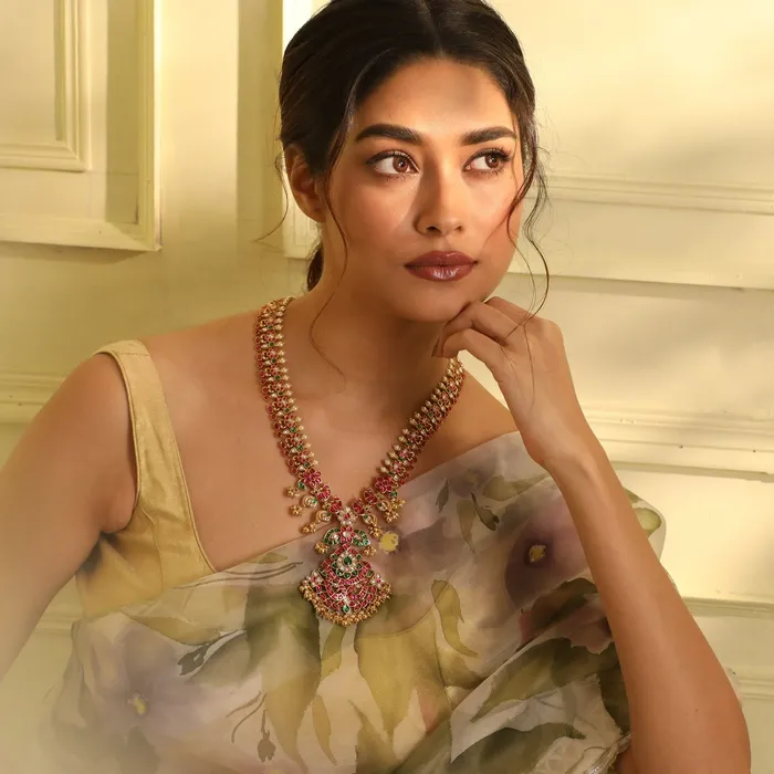 Necklaces SILVER Bhaskari Jadau Silver Long Necklace