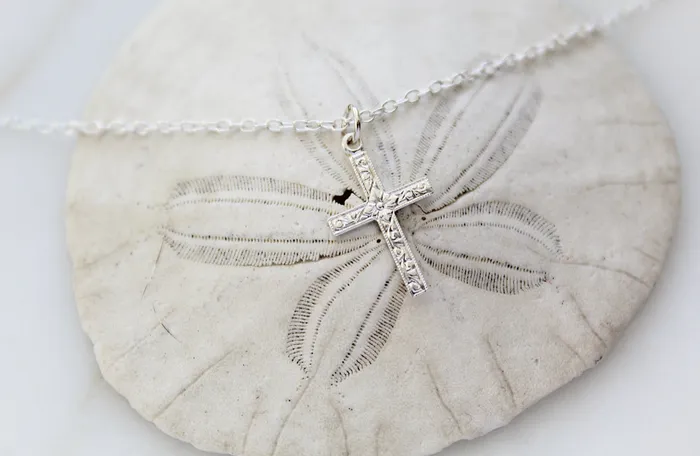 Necklaces TheLittleCatholic Spanish Cross necklace in Sterling Silver