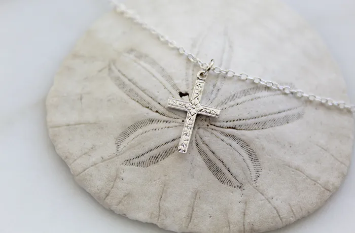 Necklaces TheLittleCatholic Spanish Cross necklace in Sterling Silver