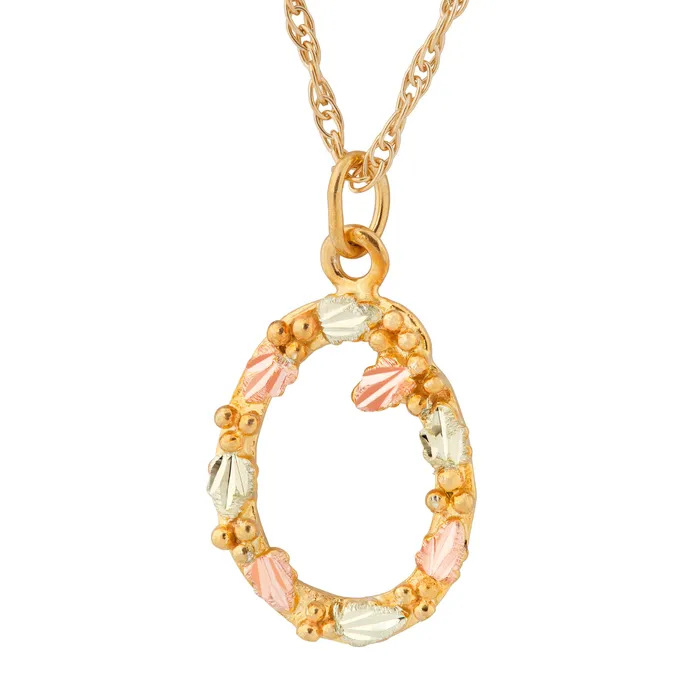 Necklaces TR Jewelry Concepts Landstroms Black Hills Gold Initial Pendant O Necklaces TR Jewelry Concepts Landstroms Black Hills Gold Initial Pendant O