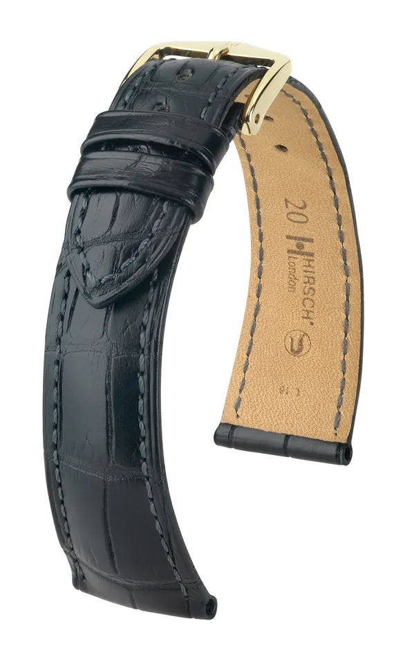 NQR HIRSCH LONDON Louisiana Alligator Watch Bracelet 042 07 NQ HIRSCH Bracelets NQR HIRSCH LONDON Louisiana Alligator Watch Bracelet 042 07 NQ HIRSCH Bracelets
