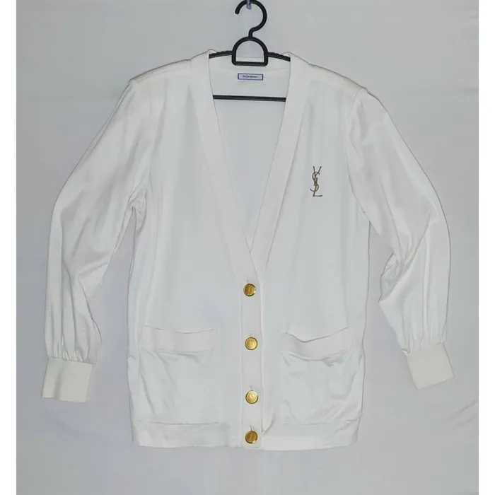 Reluxe Vintage Necklaces YSL Gold Button Necklace