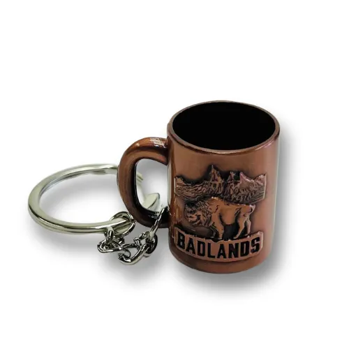 Rings Badlands Mug Key Ring Souvenir