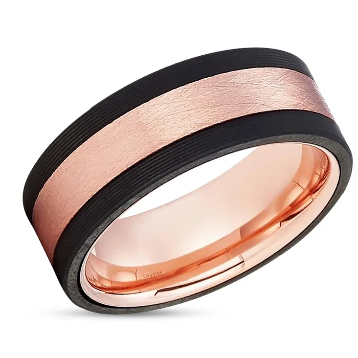 Rings Clean Casting Jewelry Black Tungsten Ring Rose Gold Wedding Ring Tungsten Wedding Ring Black Ring Rings Clean Casting Jewelry Black Tungsten Ring Rose Gold Wedding Ring Tungsten Wedding Ring Black Ring