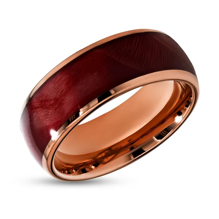 Rings Clean Casting Jewelry Burl Wedding Ring Black Tungsten Ring 8mm Wedding Ring Red Burl Wedding Ring Band Rings Clean Casting Jewelry Burl Wedding Ring Black Tungsten Ring 8mm Wedding Ring Red Burl Wedding Ring Band