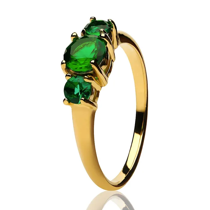 Rings Clean Casting Jewelry Emerald Wedding Ring Solitaire Wedding Ring Solitaire Ring Yellow Gold 18k