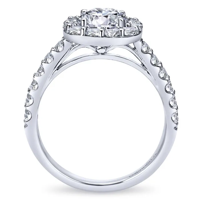 Rings International Diamond Center Gabriel Bridal Collection White Gold Diamond Accent Diamond Halo Engagement Ring 095 ctw Rings International Diamond Center Gabriel Bridal Collection White Gold Diamond Accent Diamond Halo Engagement Ring 095 ctw