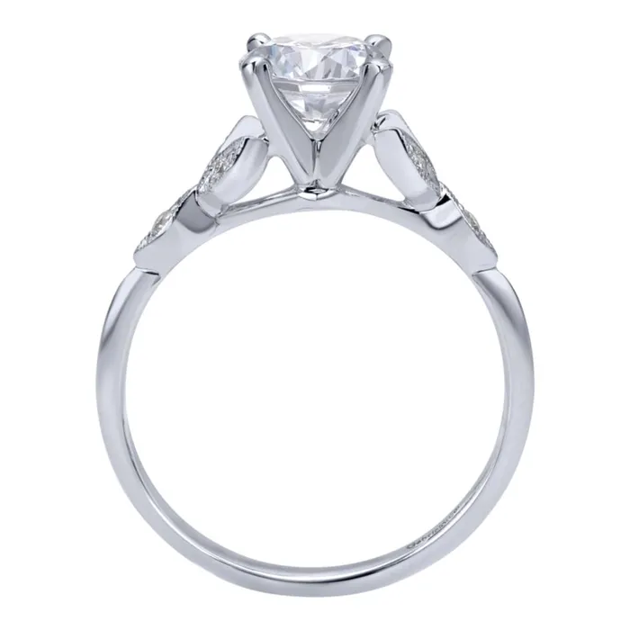 Rings International Diamond Center Gabriel Bridal Collection White Gold Straight Engagement Ring 008 ctw Rings International Diamond Center Gabriel Bridal Collection White Gold Straight Engagement Ring 008 ctw