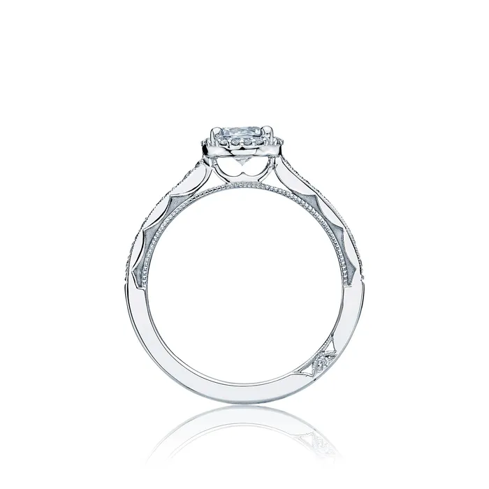 Rings International Diamond Center Tacori 18k White Gold Sculpted Crescent Round Diamond Engagement Ring Setting 018 CTW Rings International Diamond Center Tacori 18k White Gold Sculpted Crescent Round Diamond Engagement Ring Setting 018 CTW