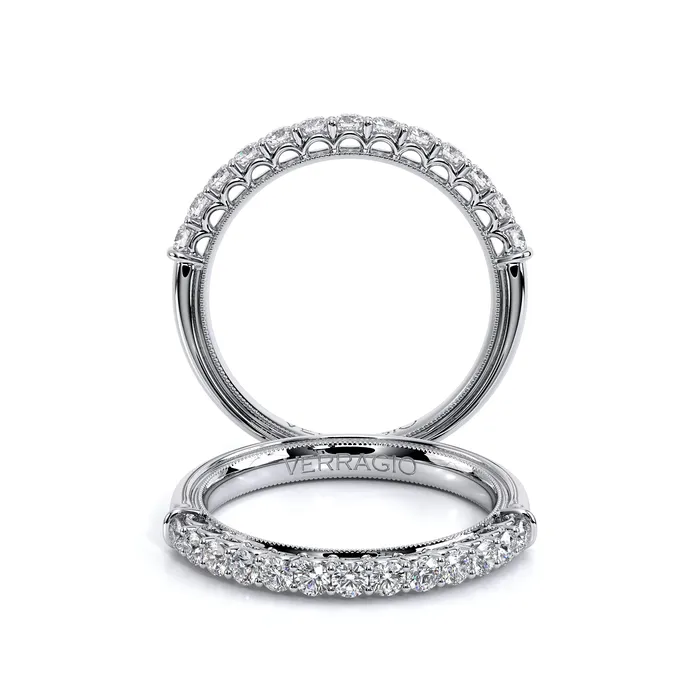Rings International Diamond Center Verragio Renaissance 903 W 18k White Womens Band Rings International Diamond Center Verragio Renaissance 903 W 18k White Womens Band