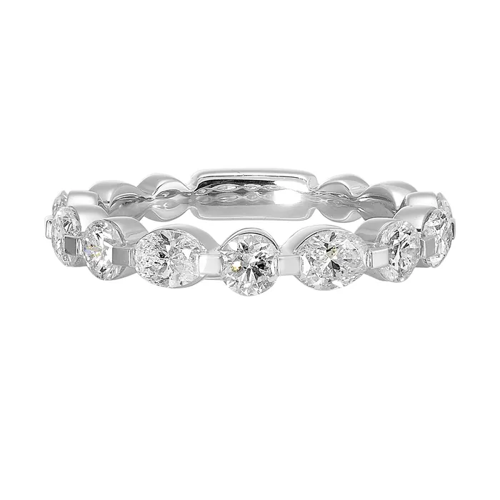 Rings Perfect Love Wedding Band Gems One