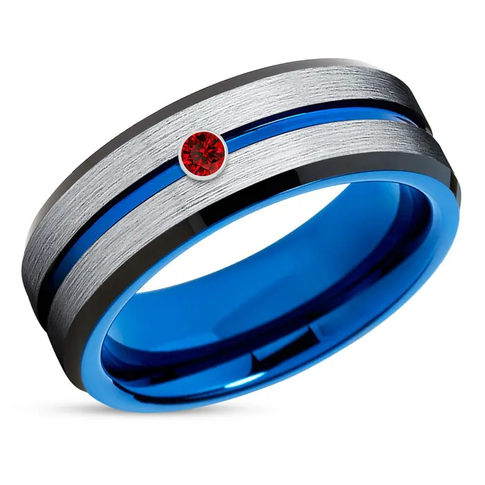 Rings Ruby Tungsten Wedding Band Blue Tungsten Ring Silver Tungsten Ring Silver Tungsten Ring Clean Casting Jewelry Rings Ruby Tungsten Wedding Band Blue Tungsten Ring Silver Tungsten Ring Silver Tungsten Ring Clean Casting Jewelry