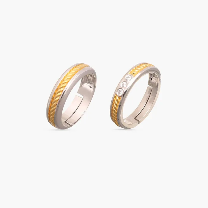 Rings SILVER Forever Together Silver CZ Couple Rings