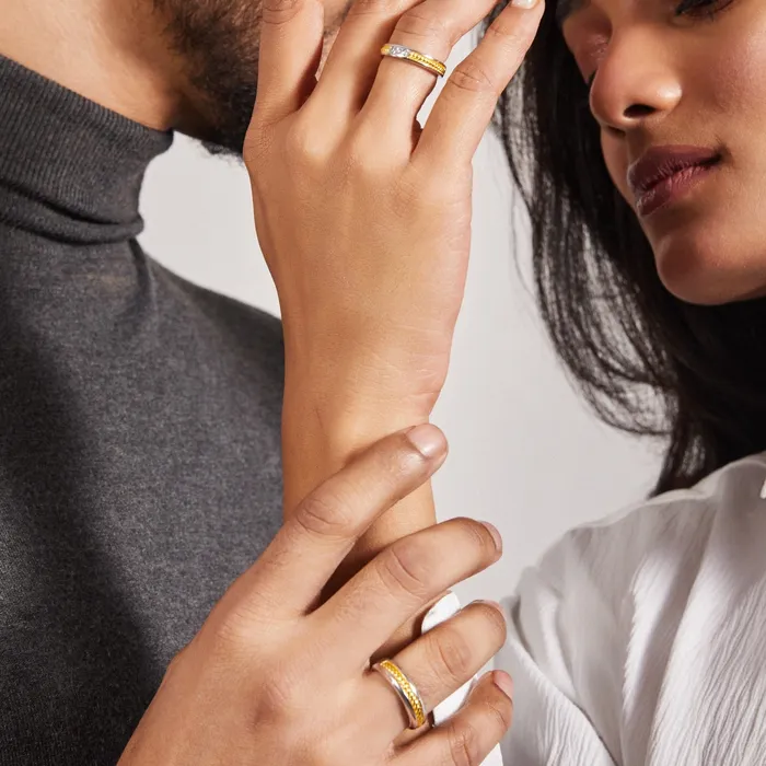 Rings SILVER Forever Together Silver CZ Couple Rings