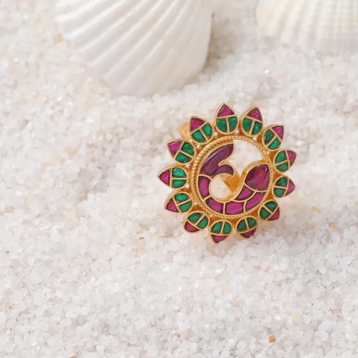 Rings SILVER Matsya Statement Silver Ring