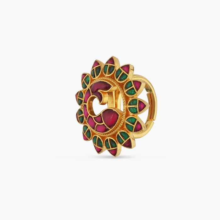 Rings SILVER Matsya Statement Silver Ring