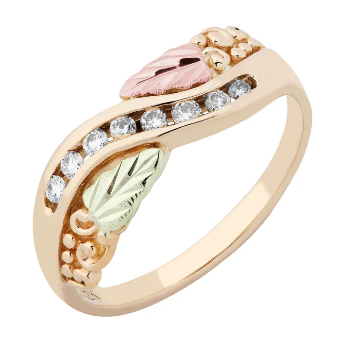 Rings TR Jewelry Concepts Landstroms Black Hills Gold Diamond Band