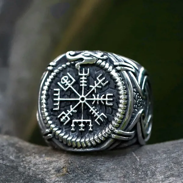 Rings Valhalla Vikings Viking Ring Vegvisir Serpent