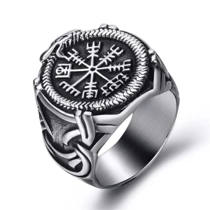 Rings Valhalla Vikings Viking Ring Vegvisir Serpent