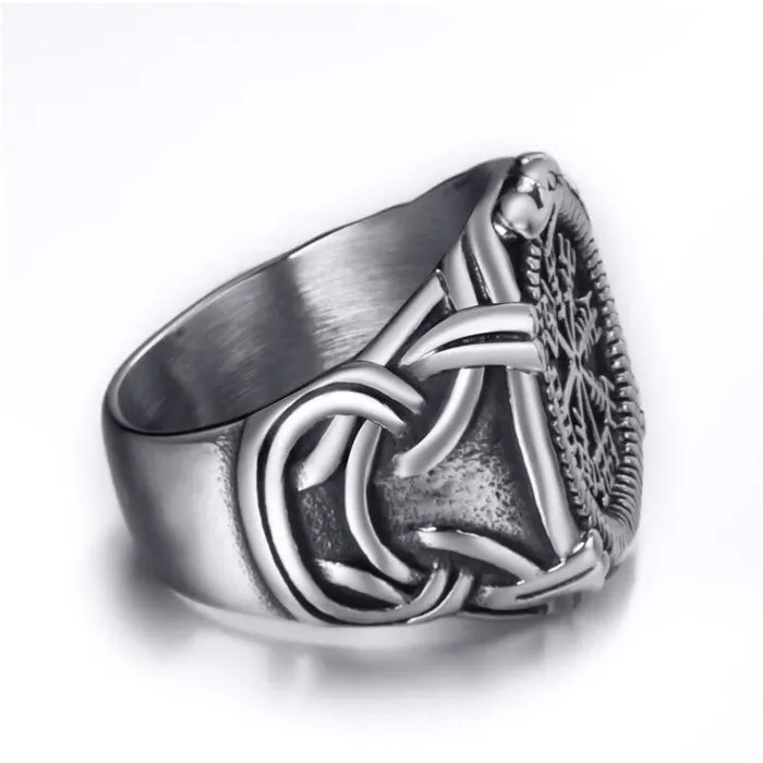 Rings Valhalla Vikings Viking Ring Vegvisir Serpent